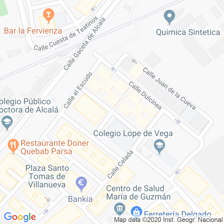 Código Postal calle Alonso Deza en Alcalá de Henares