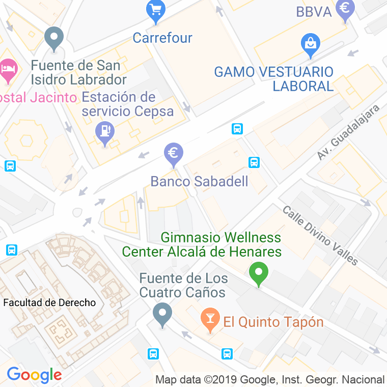 Código Postal calle Atienza en Alcalá de Henares