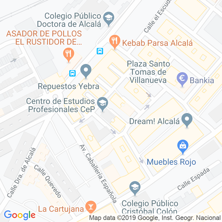 Código Postal calle Calasanz en Alcalá de Henares