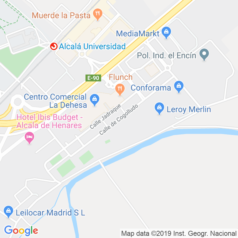 Código Postal calle Cogolludo en Alcalá de Henares