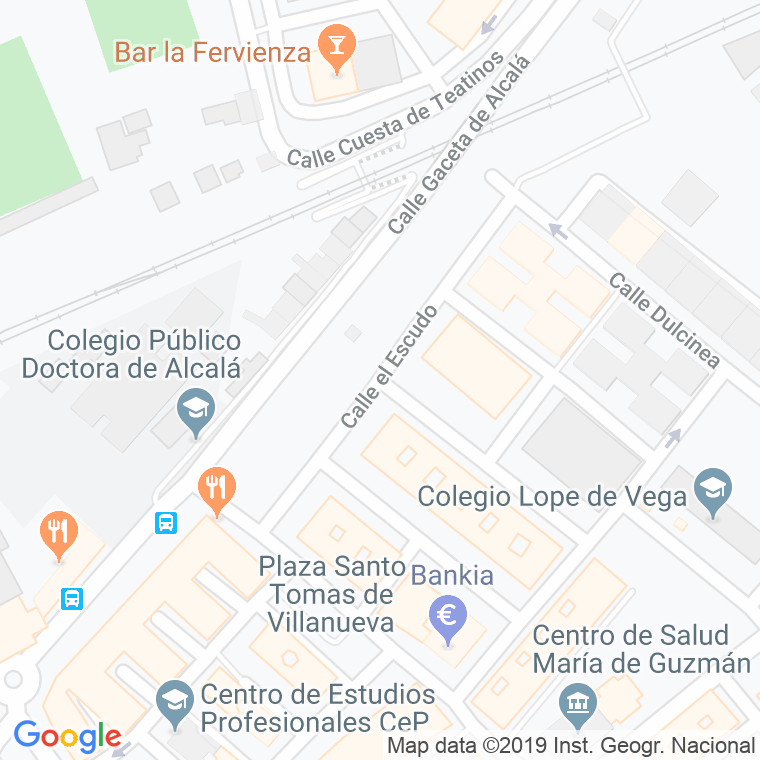 Código Postal calle Escudo, El en Alcalá de Henares