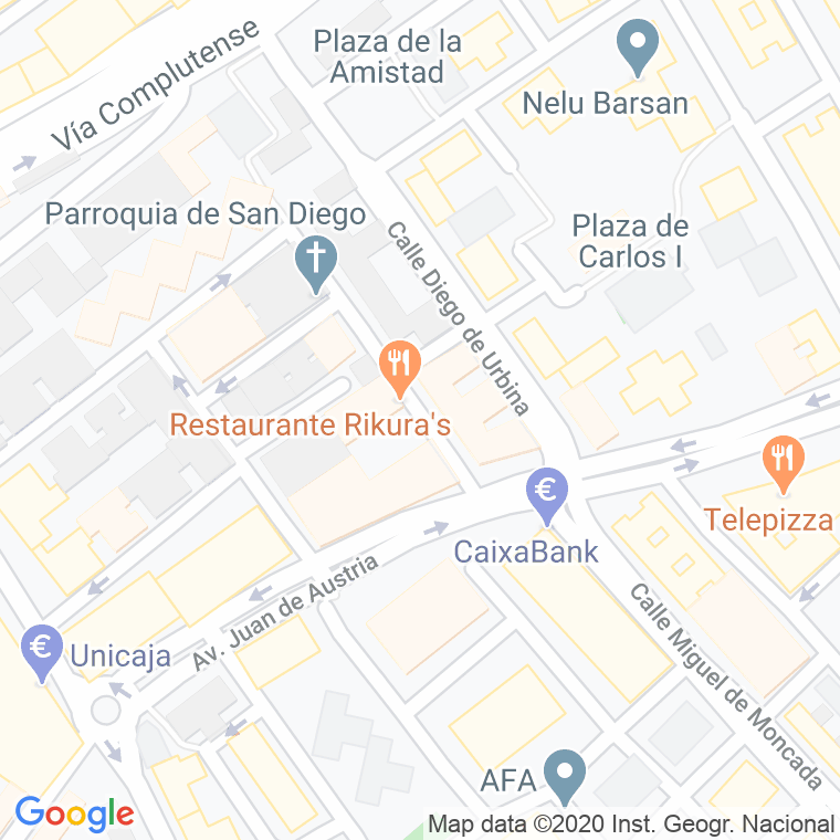 Código Postal calle Colombia en Alcalá de Henares