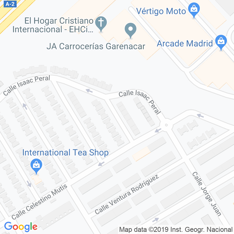 Código Postal calle Federico Rubio Y Gali en Alcalá de Henares