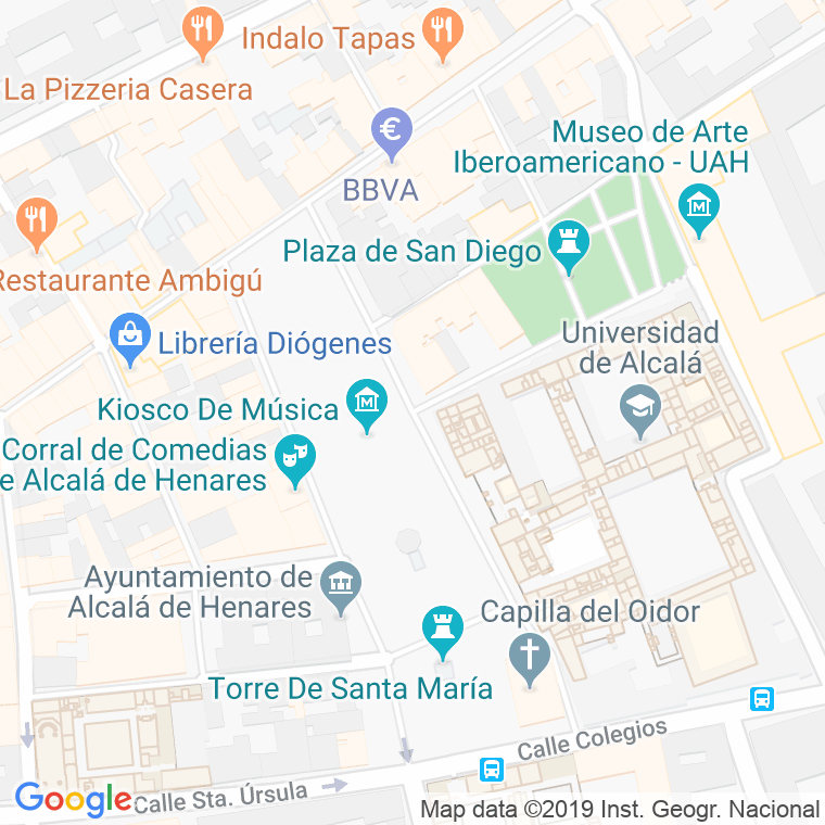 Código Postal calle Constitucion, plaza en Alcalá de Henares