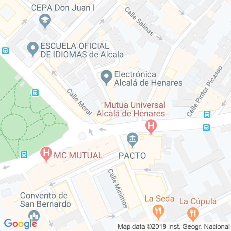 Código Postal calle Cruz Verde, De La, plaza en Alcalá de Henares