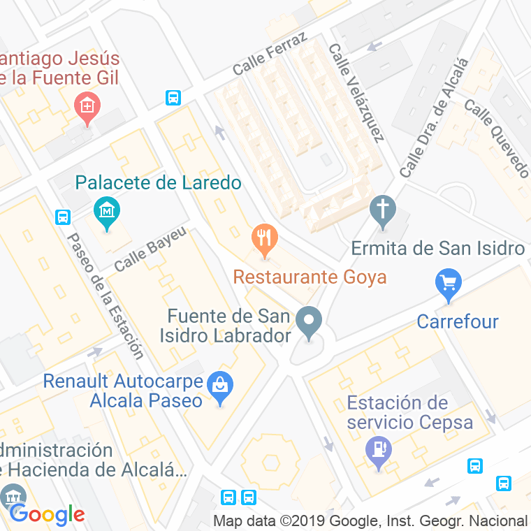 Código Postal calle Goya en Alcalá de Henares