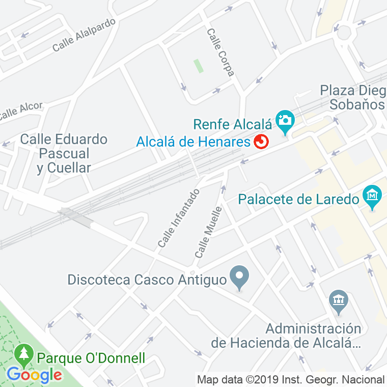 Código Postal calle Infantado en Alcalá de Henares