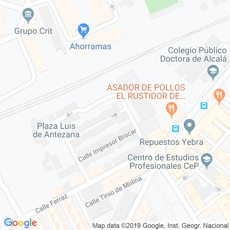 Código Postal calle Manuel Laredo en Alcalá de Henares