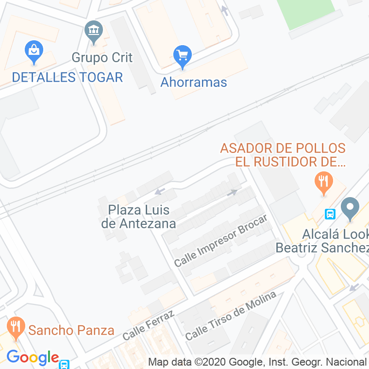 Código Postal calle Marques De Morantes en Alcalá de Henares