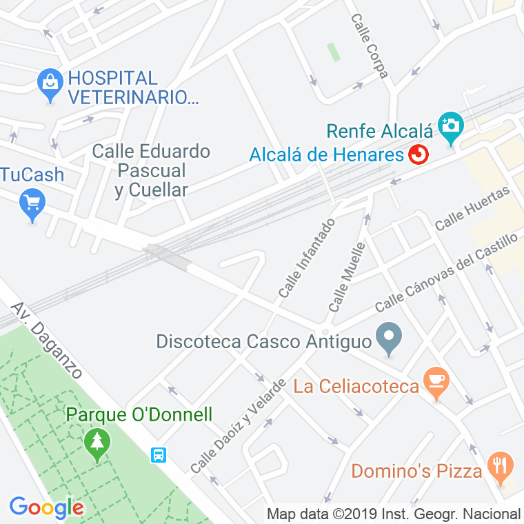 Código Postal calle Marques De Santillana en Alcalá de Henares