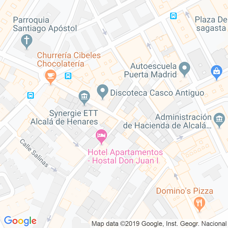 Código Postal calle Talamanca en Alcalá de Henares