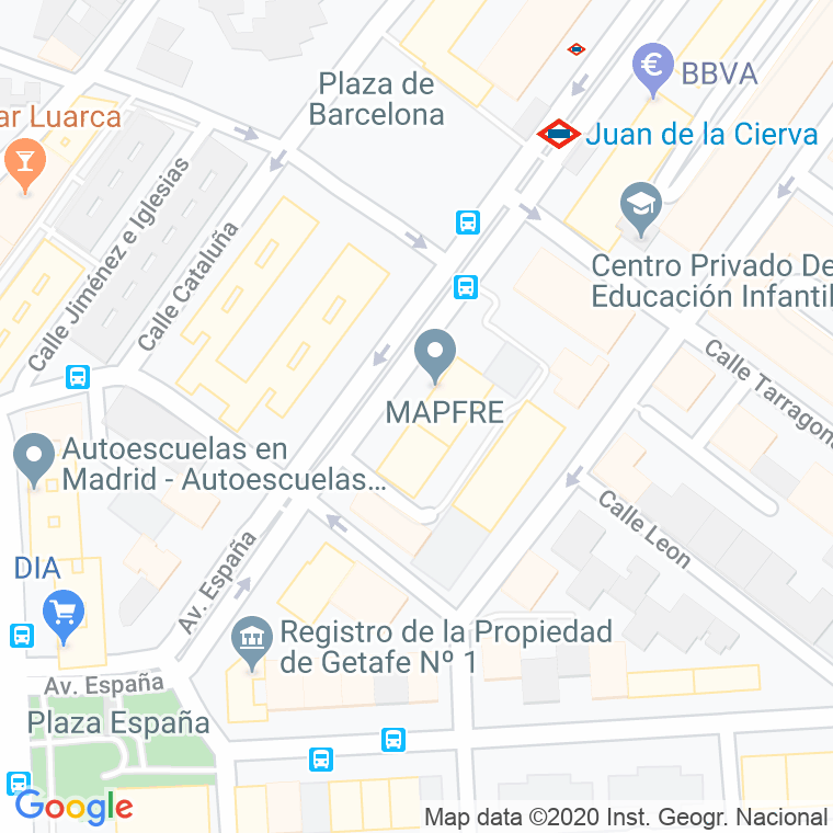 Código Postal calle España, avenida en Getafe