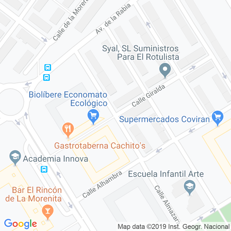 Código Postal calle Giralda en Getafe