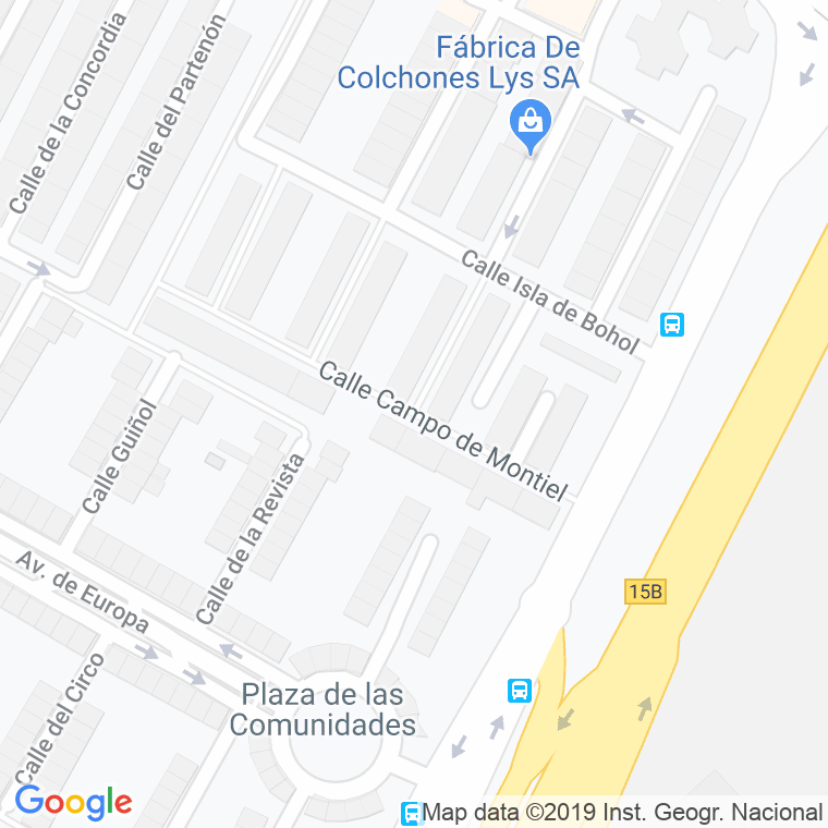 Código Postal calle Campos De Montiel en Getafe