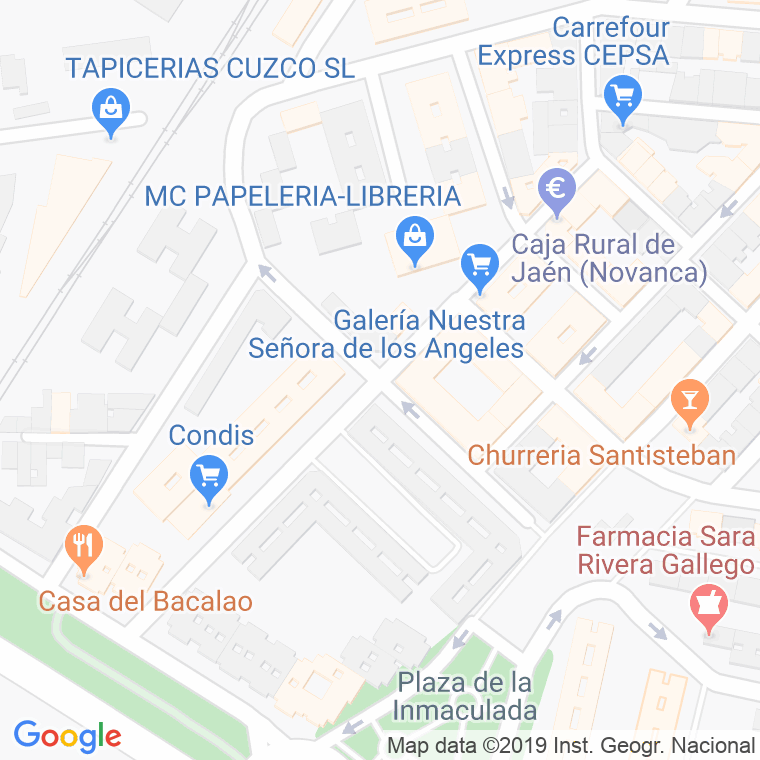 Código Postal calle Nuestra Señora De Guadalupe en Leganés