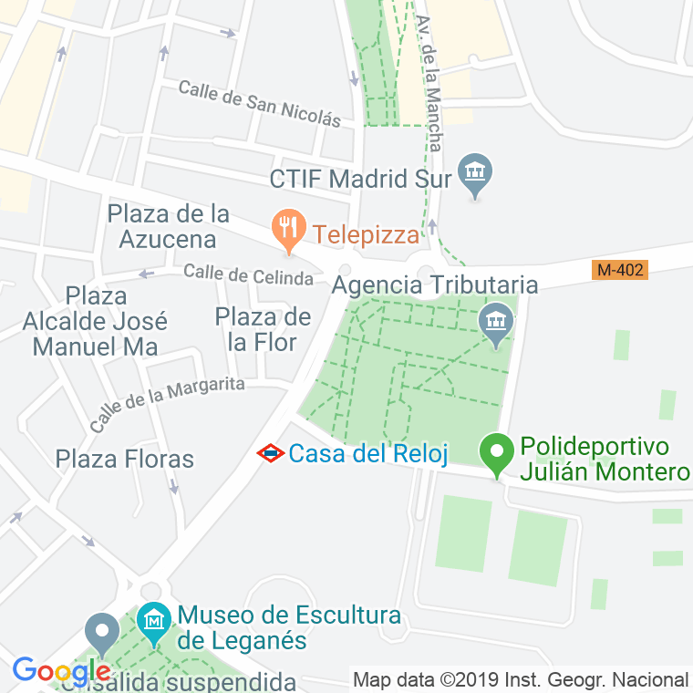 Código Postal calle Comunidad De Madrid, plaza en Leganés