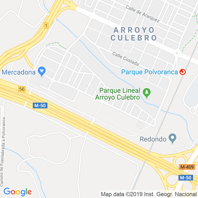 Código Postal calle Humanes De Madrid en Leganés
