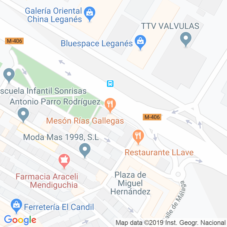 Código Postal calle Lugo en Leganés