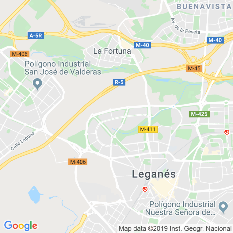 Código Postal calle Hormigueras en Leganés