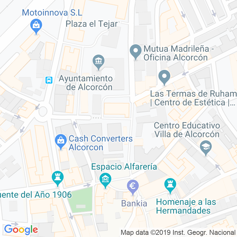 Código Postal calle Santa Maria La Blanca en Alcorcón