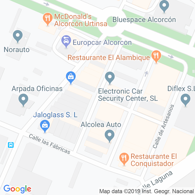 Código Postal calle Alfareros, Los en Alcorcón
