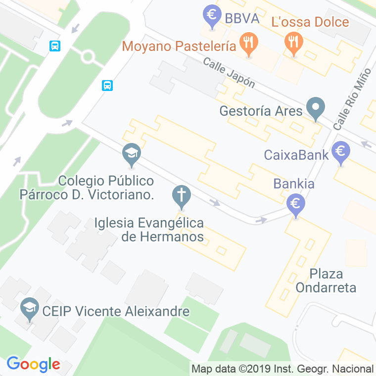 Código Postal calle Olimpica Conchita Puig en Alcorcón