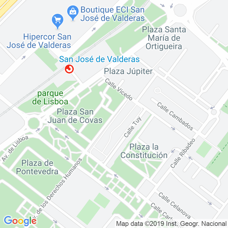 Código Postal calle Redondela en Alcorcón