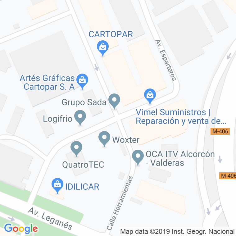 Código Postal calle Yunque, Del en Alcorcón
