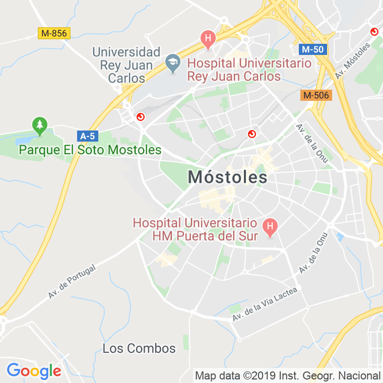 Código Postal calle Portugal, avenida (Impares Del 1 Al 57) en Móstoles