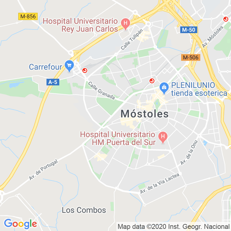 Código Postal calle Portugal, avenida (Impares Del 59 Al Final) en Móstoles