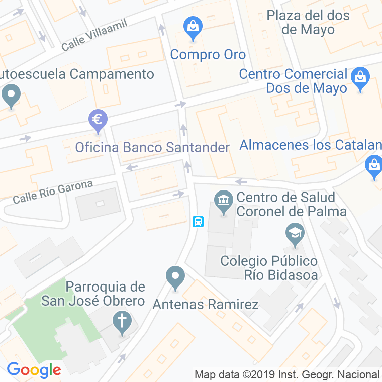 Código Postal calle Rio Manzanares en Móstoles