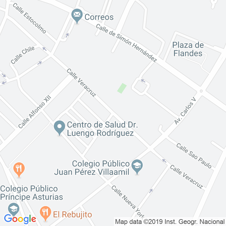 Código Postal calle Veracruz   (Pares Del 36 Al Final) en Móstoles