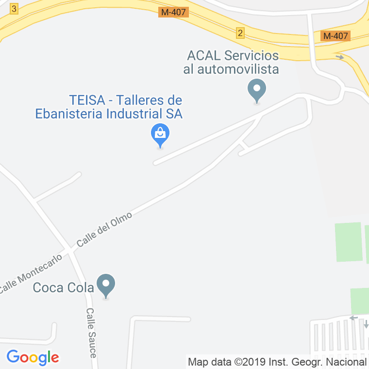 Código Postal calle Olmo, Del en Fuenlabrada