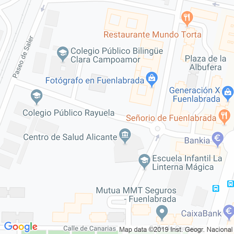 Código Postal calle Murcia en Fuenlabrada