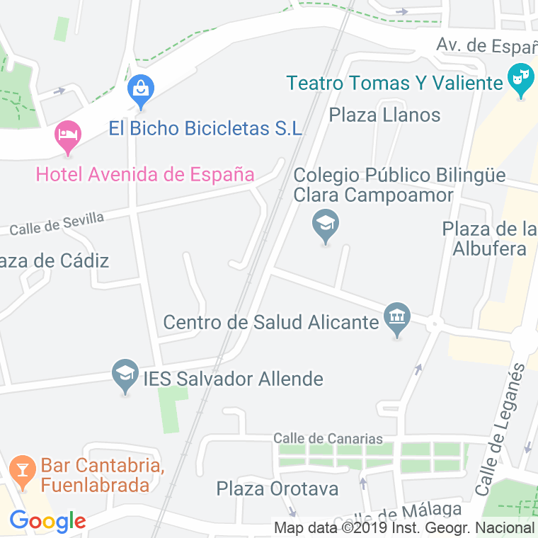 Código Postal calle Saler, Del, paseo en Fuenlabrada