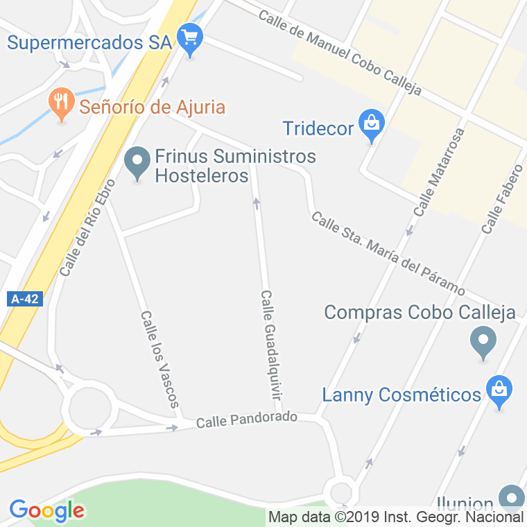 Código Postal calle Guadalquivir en Fuenlabrada