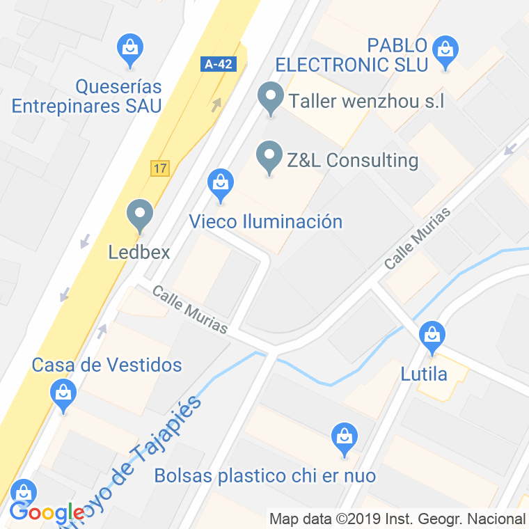 Código Postal calle Rio Esla, Del en Fuenlabrada
