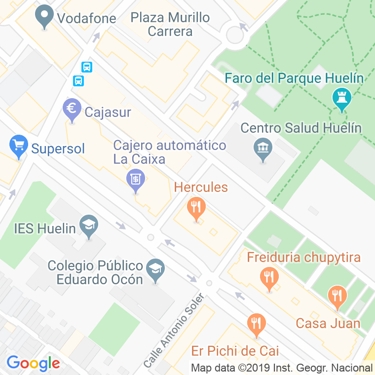 Código Postal calle Carmen De Burgos en Málaga