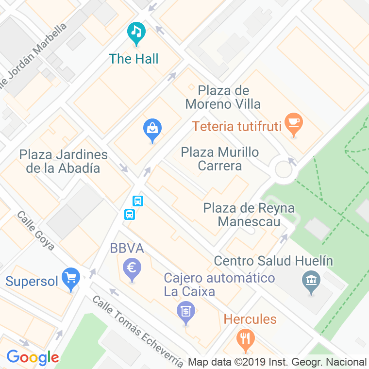 Código Postal calle Don Latino en Málaga