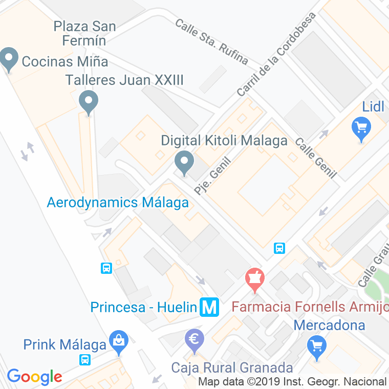 Código Postal calle Bartolome Pancorbo en Málaga