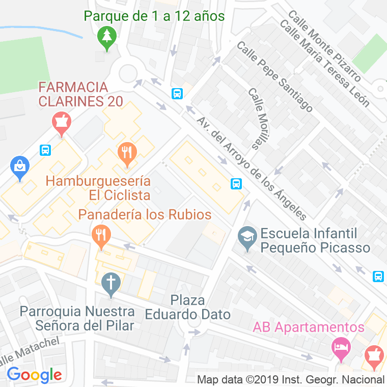 Código Postal calle Cerro Galera en Málaga