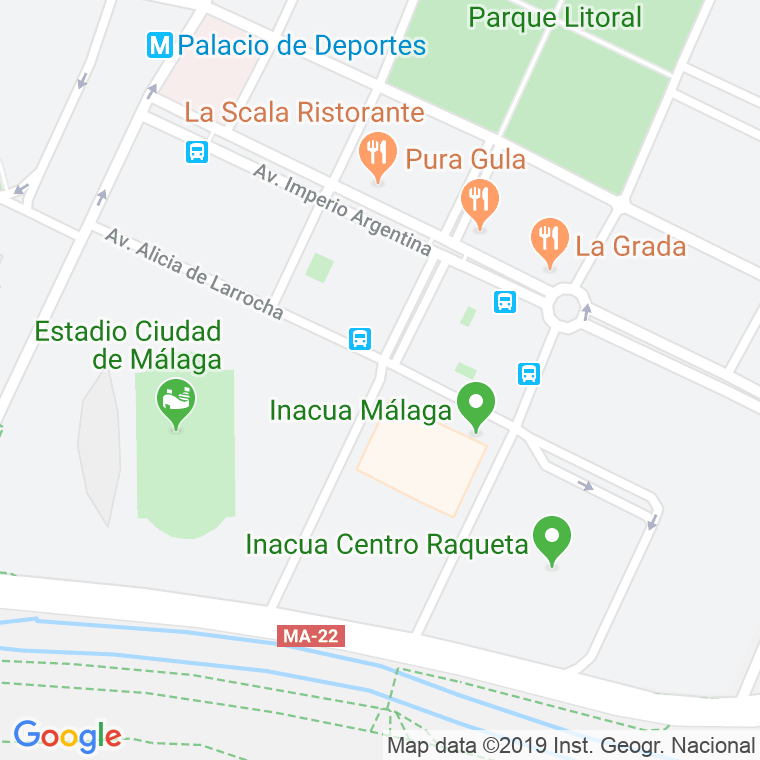 Código Postal calle Concha Lagos en Málaga