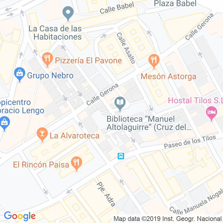 Código Postal calle Angel De La Guarda en Málaga