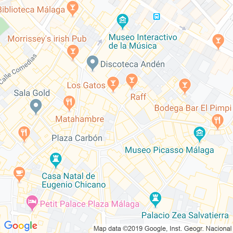 Código Postal calle Jose Denis Belgrano   (Impares Del 13 Al Final)  (Pares Del 6 Al Final) en Málaga