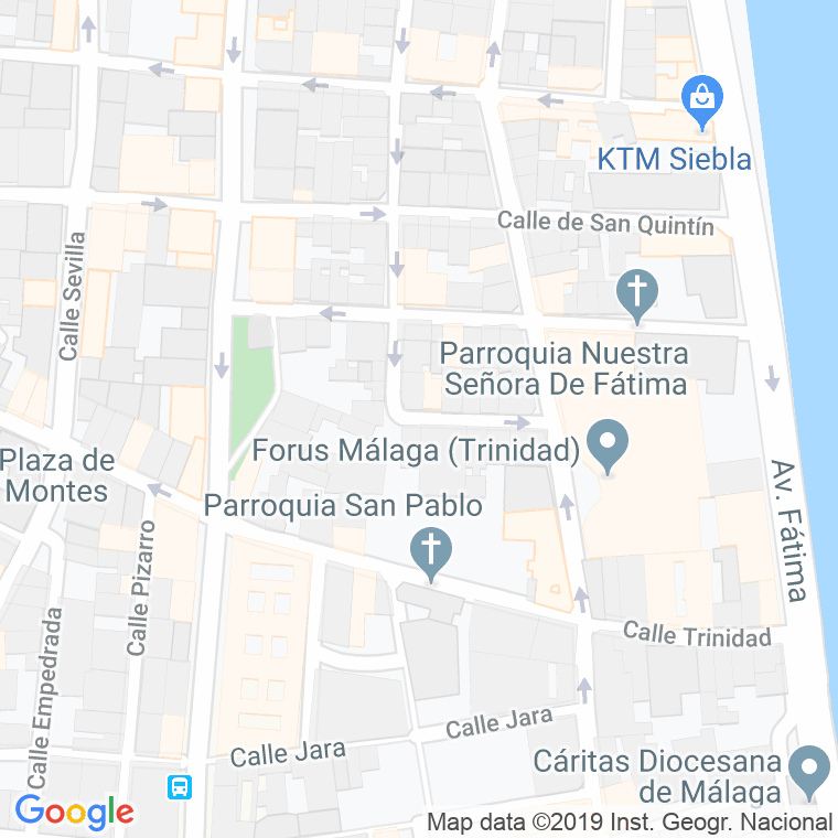 Código Postal calle Adela Quiguisola en Málaga