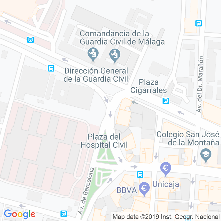 Código Postal calle Doctor Fleming en Málaga