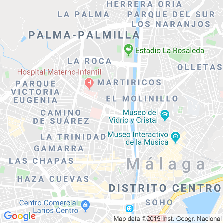 Código Postal calle Fatima, avenida (Impares Del 1 Al Final)  (Pares Del 2 Al Final) en Málaga