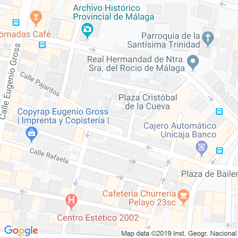 Código Postal calle Ramirez De Figueroa en Málaga