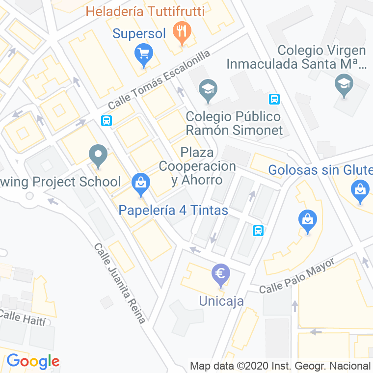 Código Postal calle Concejal Peña Abizanda en Málaga
