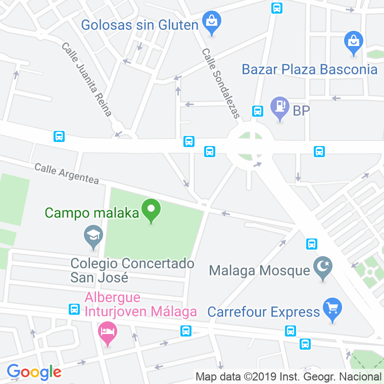 Código Postal calle Conde De Cheste en Málaga